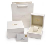 ROUHO Rollo de Reloj de Cuero Estuche Porta Reloj Compacto con Almohadilla Blanda e Interior Crema con Manual y Caja Exterior Acabado Limpio para IWC Da Vinci