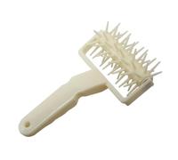 Rouleau à pâtisserie Compact et perforateur à prise confortable | Outil Robusta en plastique alimentaire avec perforation uniforme para pizzas artisanales, crêpes et pâtisseries professionnell