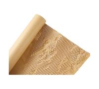 Rouleau de papier d'emballage alvéolé, Rollo de papel embalaje flores en forma panal, material acolchado 30cm x 6m