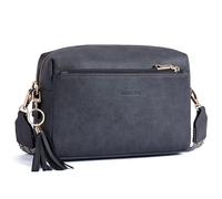 Roulens Bolsos Bandolera Para Mujer con 3 Compartimentos Grandes,Cuero PU Bolso de Hombro Pequeña de Mujer,Bolso Pequeño Bandolera para Damas Mujeres con Correa Ancha Ajustable Y ExtraíBle