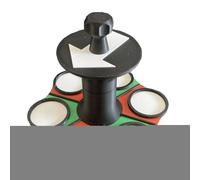 Roulette Wheel to Adults, Fun Party Roulette Set, Wine Glass Holder Spinner Game, Classic Games for Family Events Friends Gathering Holiday Parties, 5.51 x 5.51 x 5.12 Inches