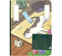 Rouloudun Notebook de papelería japonesa, 5x7x1 '' 224 Page de compensación de papel cuaderno japonés con matriz en blanco, punto, cuadro pequeño y kraft, cuaderno de composición para estudiantes