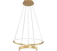 Round Aluminum Study Bedroom Pendant Light Wrought Iron Decorative Chandelier Highly Transparent Ceiling Lamp Adjustable Hanging Wire, Chandeliers