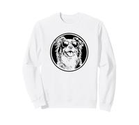Round Black Logo Blue Merle Australian Shepherd Lover Sudadera