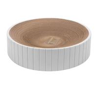 Round Cat Scratching Board - Cat Cardboard Scratching Nest | Corrugated Paper Pet Bowl Nest | Wear-Resistant Scratching Board for Cats, Kitten, Cat Scratch Pad Bed for Home, Outdoor