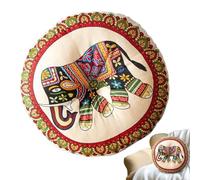 Round Chair Cushions, 16x16 Inch Meditation Cushion, Bohemian Style Cushions, Thick Round Cushion, Tatami Cushion, Double-Sided Cushion Mat, Home Chair Cushions, Meditation Seat Cushion