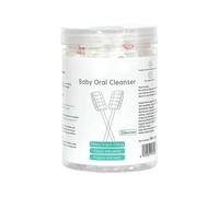 Round Cleaner | Personal de cuidado de goma | Cleaner de toallitas de pistola de 2.99 pulgadas | Cleaners de higiene de gasa para encías y cuidado de la lengua para bebés, higiene