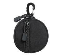 Round Coin Purse - Multi-Function Change Wallet For Money, Keys, Earphones & Lipstick | Compact Zipper Pouch For Cash, Cards, and Small Essentials, Portable Waist Bag & Pocket Organizer