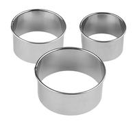 Round Cookie Cutter, Reusable Dough Stamp, Kitchen Essential Multi Purpose Homemade Helper Use Compact Storage Edge Food Safe, Professional Food Crafts Supplies for Baking