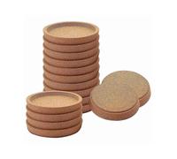 Round Cork Coasters compatible Drinks,4 Inch Absorbent Round Cork compatible Most Kind of Mugs in Of