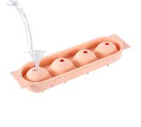 Round Drink Mold Kit, Silicone Sphere Forming Tray, Smooth Release Beverage Cooling Tool, Creative Drink Presentation Accessory for Juice Cocktail Serving Use, Bar Tool, Home Party Enhancement