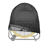 Round Fan Dust Cover, Electric Fan Guard Protector, Waterproof Oxford Cloth Shield, Safety Anti-Dusts Housing, Appliance Cover, for Apartment, Dormitory, Outdoor, Indoor, Restaurant, 64x73x21cm Black
