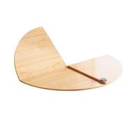 Round Foldable Tabletop, Wood Table Top No Legs, Temporary Desk Top, Wooden Round Dining Table Tops, Portable Circle Tables Tops Extender Space Saving, for Home Backyard Dining Room(D 63''/160cm)