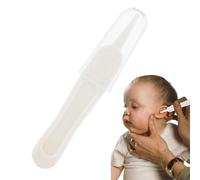 Round Head Ear Nose Cleaner - Stainless Steel Tweezers, Precision Grooming Tool, Multi Use Personal Care Clip, Handy Navel Cleaner | Durable Body with Protective Cap for Family Hygiene Travel and Home