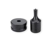 Round Hole Punch Die Set for Hydraulic Hole Punch Compatible with CH-70 Machine for Steel, Aluminum and Copper Plates (19.5mm)