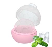 Round Ice Ball Mold, Silicone Football Sphere Tray, Novelty Freezer Container with Easy Release Design, Food Grade Ice Maker Set, Durable Sphere Mold, Drink Cooling Tool for Whiskey