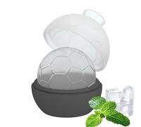 Round Ice Ball Mold, Silicone Football Sphere Tray, Novelty Freezer Container with Easy Release Design, Food Grade Ice Maker Set, Durable Sphere Mold, Drink Cooling Tool for Whiskey
