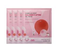 Round Lab - Camellia Deep Collagen V Lifting Gel Mask - 10g*4ea