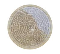Round Maze Board - Labyrinth Hechas A Mano Puzzle | Juego De Lógica De Madera Clásica Toy De Juguete | Multipropósito para Adolescentes Y Adultos | Construcción De Habilidades Educativas