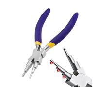 Round Nose Pliers - Wire Loop, Bent Tip Tools | Multi-Purpose Jewelry Making Kit, Precision Crafting Pliers Set, Ideal for Beading Repair or Wire Art Creations