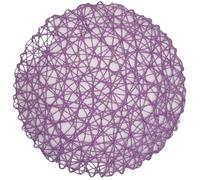 Round Placemats Set of 6 For Dining Table,15 Inch Paper Woven Decorative Circle Place Mat For Wedding Christmas Holiday(185)