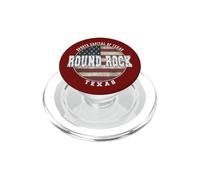 Round Rock Texas, Bandera Americana Vintage PopSockets PopGrip para MagSafe