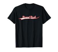 Round Rock Texas Williamson County Vintage Varsity Camiseta
