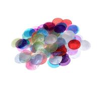 Round Shell Pieces 100 Pack | Natural Seashell, 2 in Diameter, 350 g | Flat Disc Bead Connectors With Hole For DIY Crafts, Wind Chimes, Jewelry Making