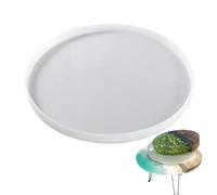 Round Silicone Molds - Large Resin Tray Molds | Mold Casting Art Ornament | DIY Crystal Epoxy Mould Table Crafting Tools Handmade Gift Desk Charcuterie Board Home Indoors Decoration