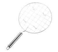 Round Stainless Steel Roaster - Barbacoa Cooking Racks, Wire Roasting Stand | Comfortable Round Roasting Pan with Handle, Stainless Steel Grill Rack, Perfect For Barbacoa, Roasting, Cooking Tasks