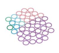 Round Stitch Markers Crochet Locking Markers Knitting Markers Premium Metal Bright Colors 40Pcs for Knitting Sewing DIY Craft Enthusiasts