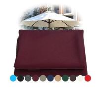 Round Sun Shade Cover For 300cm/8 Arm Umbrella Canopy, Beach Parasol Replacement Fabric, 11 Colors To Choose from