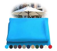 Round Sun Shade Cover For 300cm/8 Arm Umbrella Canopy, Beach Parasol Replacement Fabric, 11 Colors To Choose from
