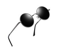 Round Sunglasses Man - Polarised Uv400 Protection Circle Retro Steampunk