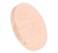 Round Wood Coaster Set | Heat Tolerant Drink Mat Helps Tables with Marks & Water Rings | Organic Wood Grain Coaster for Home/Kitchen/Office | 10cm Coaster Pad (Madera Natural)