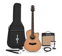 Roundback Electro Acoustic Guitar + 15W Amp Pack Natural