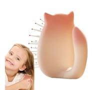 Rounded Tip Pins - Kids Detangling Comb, resistente Shell para viajes diarios, Paddle Design, Air Cushion Brush with Soft Touch Non Slip Finish, Portable Hairbrush for Teens Gym Bags