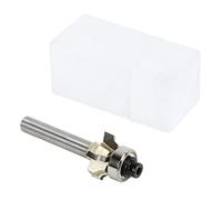 Roundover Router Bit 14in/ Shank, 4 Flute 14xR2/ Round Over Chamfer Tool, Cemented Carbide Woodworking Router Bit with Kickback , for MDF, Plywood, Hardwood and Cork