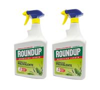 ROUNDUP Herbicida para Todo Tipo de Hierbas |1 Litro Listo para Usar con Aplicador de Pistola Integrado | Efecto Visible en 1 Hora | Elimina Más de 70 Especies de Malas Hierbas y Musgo | 2 Unidades