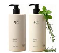 Rouran Shampoo, Rouran Anti Hairloss Shampoo, Hair 500 Ml/17.6 Fl Oz, Suitable for All Hair Types, Nourishing & Moisturizing, Natural Ingredients (2pcs)