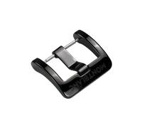 ROUREOX 20mm Hebilla Reloj Acero Inoxidable Cierre Ardillon Pulido Recambio Correa Accesorio para MONTBLANC-Negro 20mm