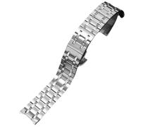 ROUREOX 21MM Hombres 316L Acero Inoxidable Correa de Reloj, Sólido Metal Arco Interfaz, Reemplazo Pulsera para Tissot T-Classic Dürer T099407A/T099207A-Plata 21MM