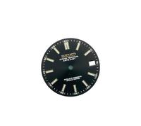 ROUREOX 28.5mm Esfera Reloj Índices Aplicados Luminosos Azules BGW9 Movimiento Automático NH35 4R35 Modding Piezas para Rolex/Seiko - 12 28.5MM