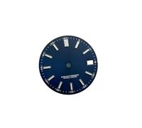 ROUREOX 28.5mm Esfera Reloj Índices Aplicados Luminosos Azules BGW9 Movimiento Automático NH35 4R35 Modding Piezas para Rolex/Seiko - 1 28.5MM
