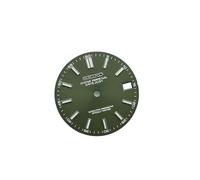 ROUREOX 28.5mm Esfera Reloj Índices Aplicados Luminosos Azules BGW9 Movimiento Automático NH35 4R35 Modding Piezas para Rolex/Seiko - 15 28.5MM