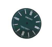 ROUREOX 28.5mm Esfera Reloj Índices Aplicados Luminosos Verdes Movimiento Automático NH35 NH36 Piezas Modding Set para Seiko/Rolex - 5 28.5MM