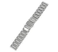 ROUREOX 316L Acero Inoxidable Banda de Reloj, Metal Correa de Reloj Reemplazo, Extremo Recto para Casio Edifice EFR-303L/EQB-501/EFS-S500/EFS-530-Plata Pulida 24MM