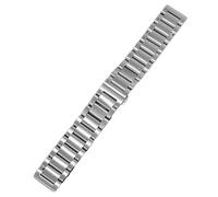 ROUREOX 316L Acero Inoxidable Banda de Reloj, Metal Correa de Reloj Reemplazo, Extremo Recto para Casio Edifice EFR-303L/EQB-501/EFS-S500/EFS-530-Plata Mate 23MM