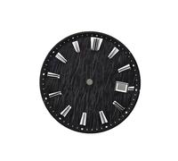 ROUREOX 33.5mm Esfera Reloj Grande Cara Patrón Texturizado Único Movimiento Automático NH35 NH36 Piezas Modding Set para Grand Seiko - 1 33.5MM