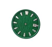 ROUREOX 33.5mm Esfera Reloj Grande Cara Patrón Texturizado Único Movimiento Automático NH35 NH36 Piezas Modding Set para Grand Seiko - 4 33.5MM